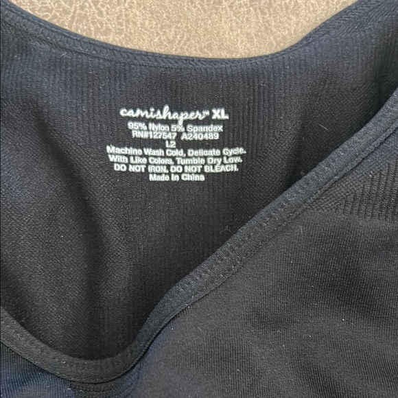 Maidenform Tops - Cami Shaper Black Tank Top XL